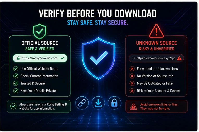 Verify Rocky Betting App information before downloading